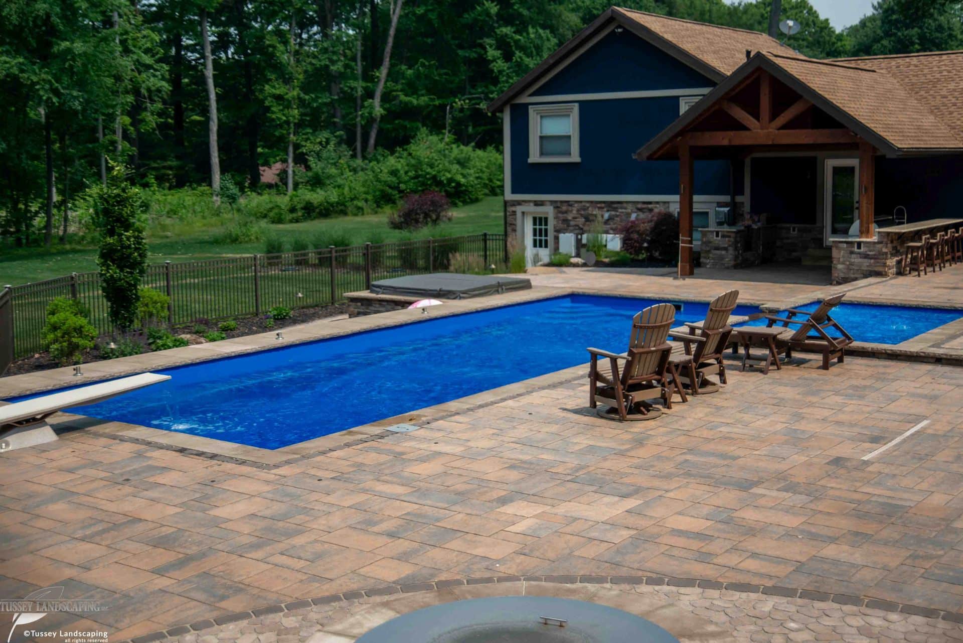 Custom Patio and Swimming Pool in Bedford, PA &