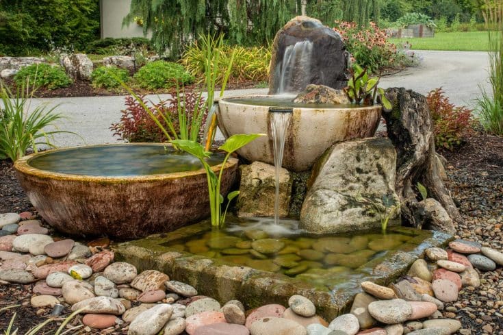 Patio and Walkway with Water feature Hollidaysburg, PA