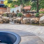 paver patio with fire pit