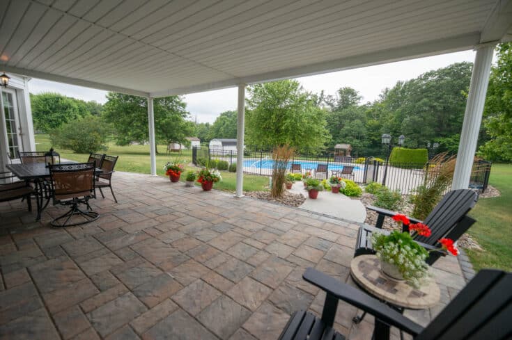 Hardscape Patio & Sidewalk with Landscaping in Cresson, PA