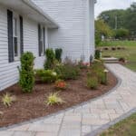 landscaping beds at house