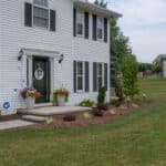 landscaping beds at house