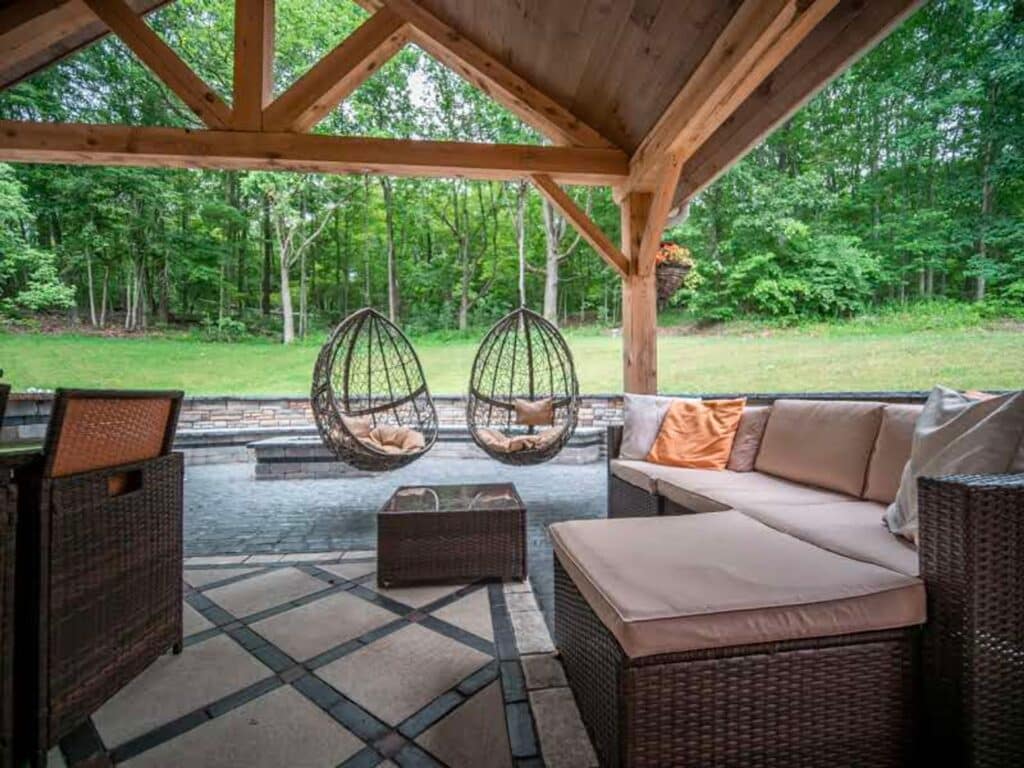 Backyard Outdoor Living Space - Altoona PA