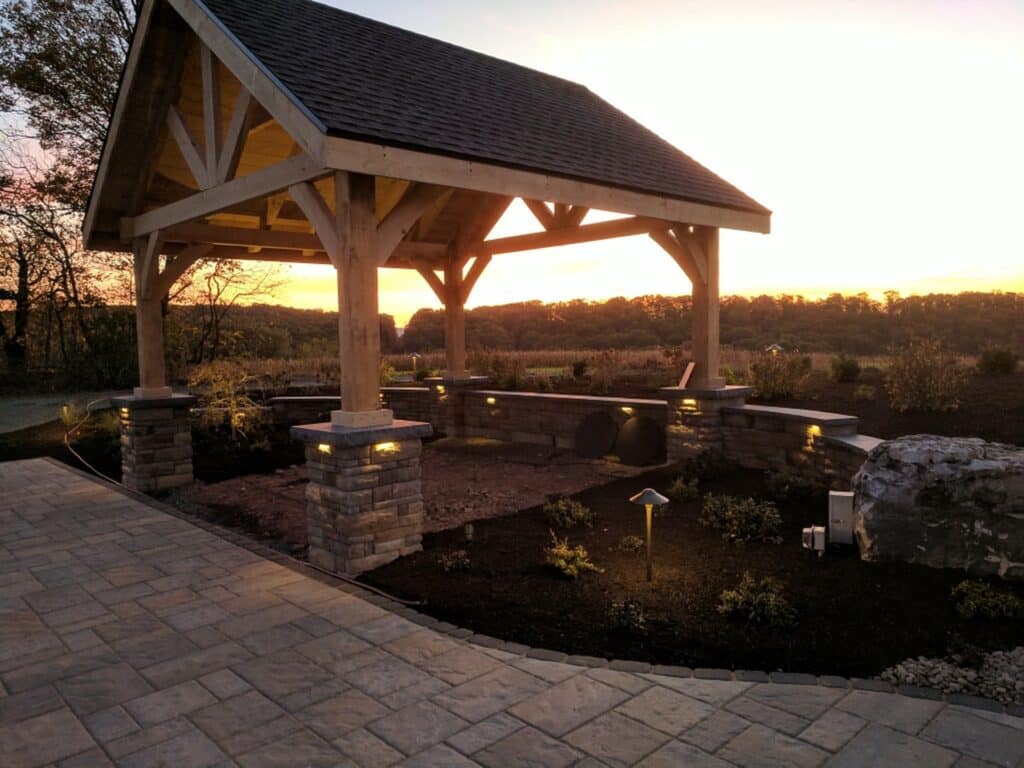 rustic wood pergola altoona pa