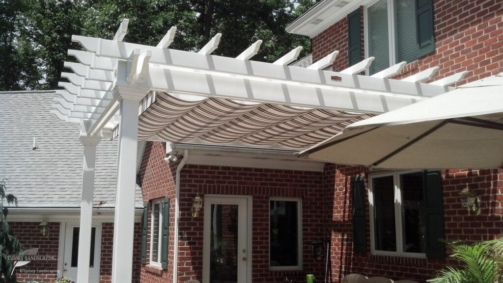 white vinyl pergola johnstown pa