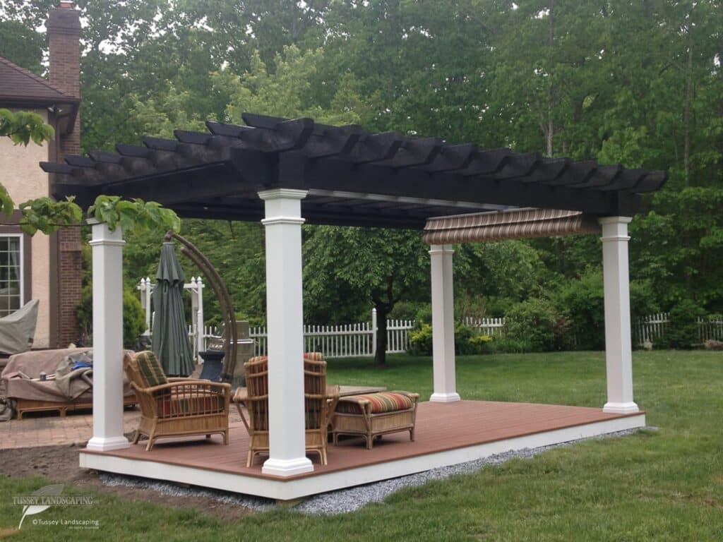 rustic wood pergola state colloge pa