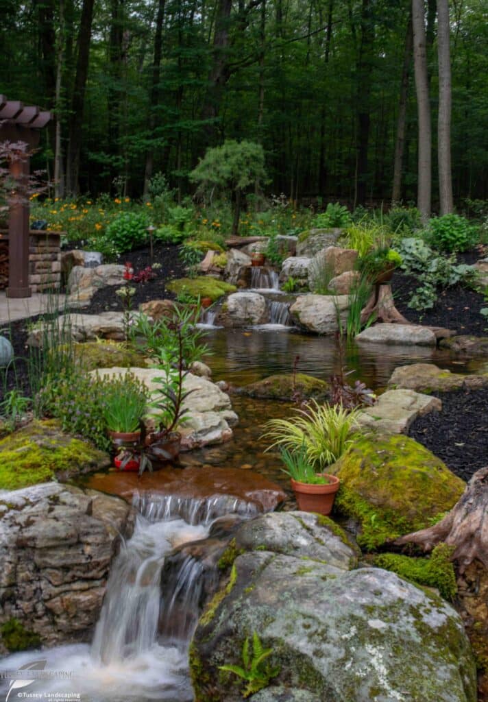 Waterfalls, Water feature, Landscaping