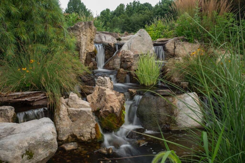 Waterfalls, Water feature, pond, koi pond