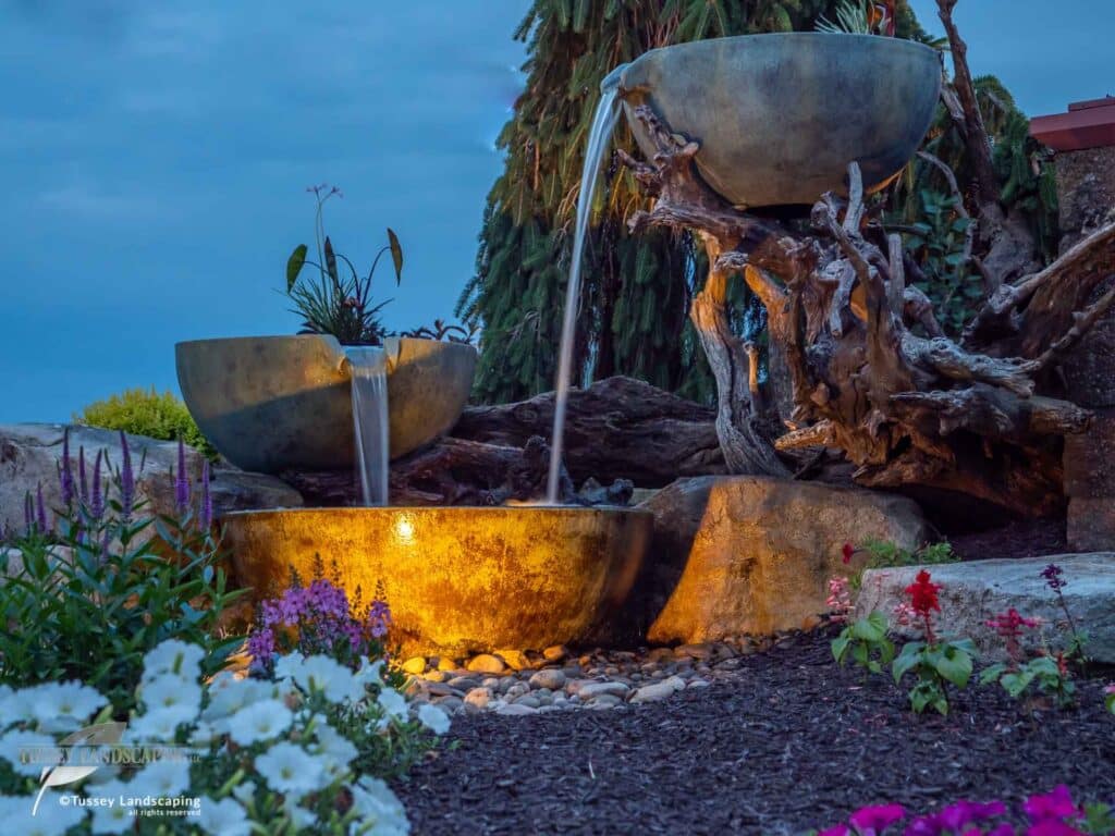 copper bowls with landscape johnstown pa
