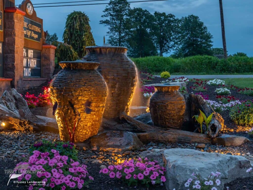 slate urns with led lights bedford pa