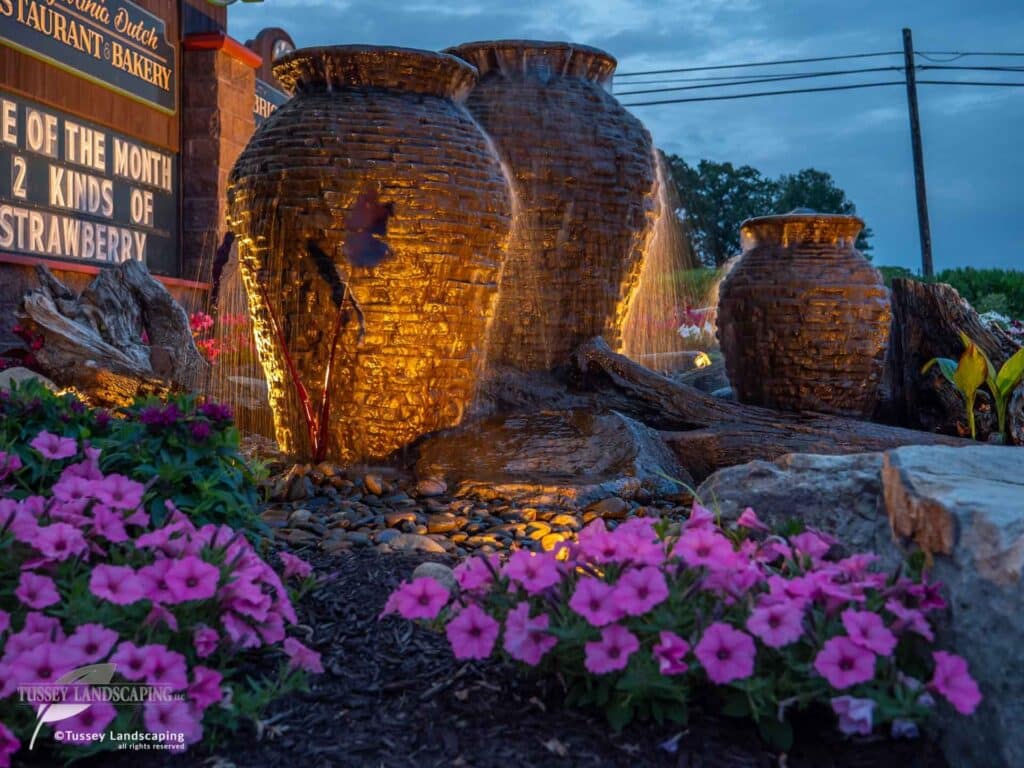 slate urn display with lighting martinsburg pa,