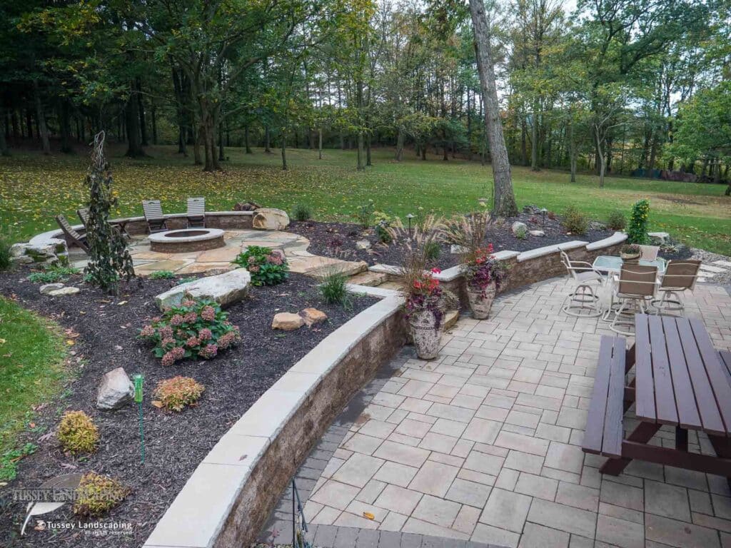 Techo Bloc Backyard Living Space