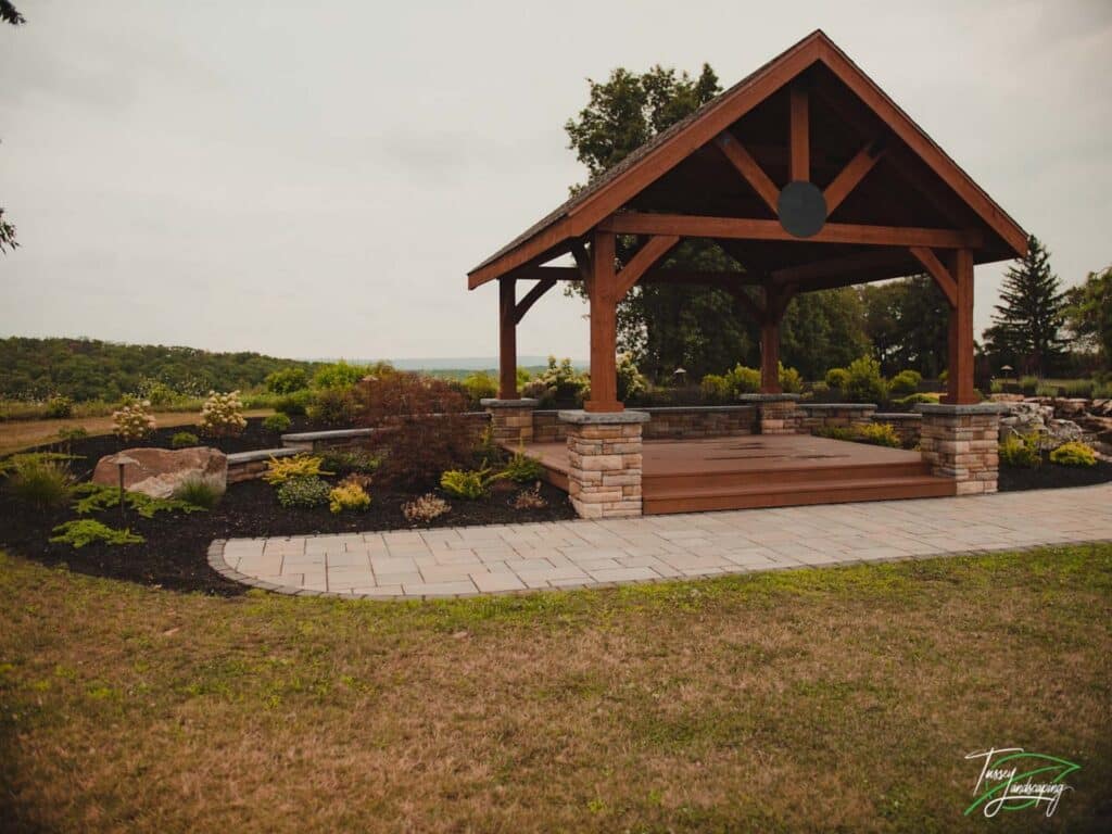 Pavilion with Hardscaping